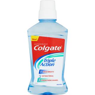 Colgate Triple Action Mundskyl 500ml | Beskytter & Hvidgør