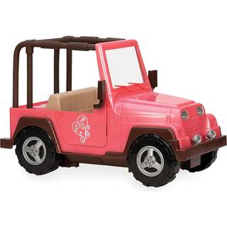 Our Generation 4x4 bil med bagagerum - plads til én dukke 46 cm - pink og hvid