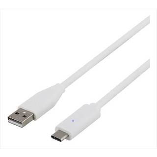 Deltaco USB-A til USB-C kabel1m- Sort