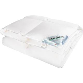 Dobbeltdyne 240x220 cm - 100 % Moskusdun helårsdyne - Zen Sleep - Moskusdun kingsize dyne