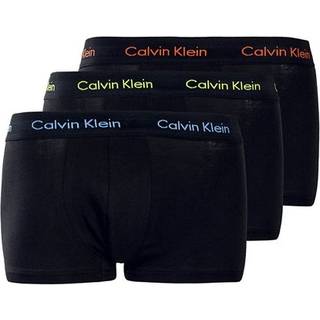 Calvin Klein 3-pak Cotton Stretch Low Rise Trunks - Black 992 - Small
