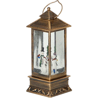 Konstsmide Christmas Snemandslanterne LED, vandfyldt LATERNE, Bronze/messing, Metal