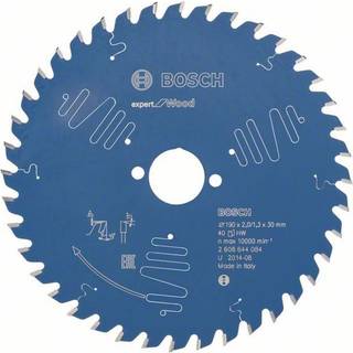 BOSCH Rundsavsklinge Expert for Wood 190 x 30 x 2,0 mm, 40