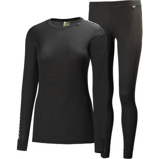 Helly Hansen Women's Comfort Lightweight Base Layer Set S BLACK
