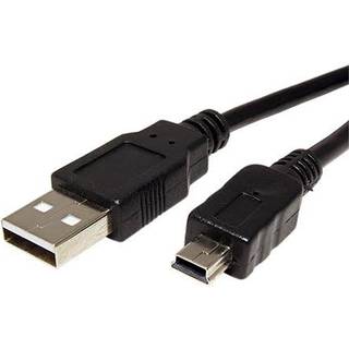 USB 2.0 kabel (USB A Mini B/5p) | 1 meter | PRIS-MATCH
