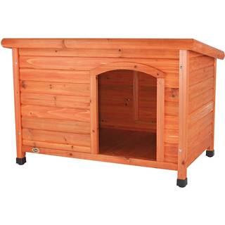 Trixie natura flat roof dog kennel L: 116 × 82 × 79 cm brown