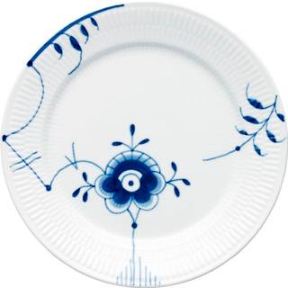 Royal Copenhagen Blå Mega Riflet nr. 6 tallerken 27 cm