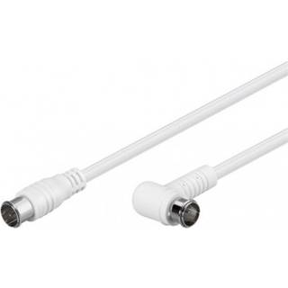 High Grade Vinklet Antenne Quick F-Kabel - Hun/Hun - 1.5 m