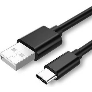 SiGN USB-C Kabel 2.4A, 2m - Sort