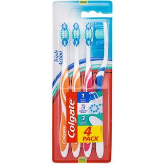 Colgate Tandbørste 4 stk. Triple Action Medium