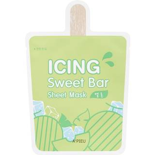 A’pieu Icing Sweet Bar Mask Melon Beroligende ansigts sheetmaske 21 g - 21 g