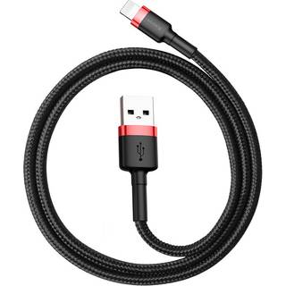 FORÅRSUDSALG - Baseus - Cafule kabel USB-C 3A 0.5m (Rød+Sort)