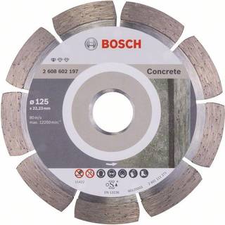 BOSCH Diamantskæreskive Standard for Concrete 125 x 22,23 x 1,6 x 10 mm