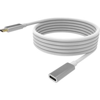 VISION 2m White USB-C extension cable