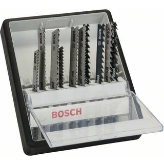 BOSCH Robust Line stiksavklinger, trævariant, sæt med 10 dele og T-skaft T101AO;T101B;T101BR;T101AOF;T101BF;T101BRF;T244D;T144D;T144DF;T144DP
