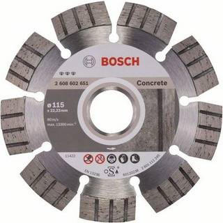 Diamantskæreskive Bosch BEST FOR CONCRETE; 115 mm