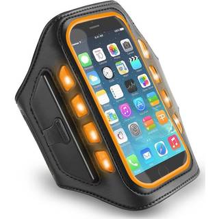 Muvit LED Sportsarmbånd XL orange