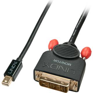 Lindy Mini-Displayport til DVI adapterkabel | 2,00 meter | PRIS-MATCH
