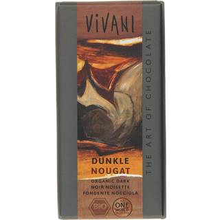 Vivani Chokoalde Mørk med Nougat Ø - 100 g.