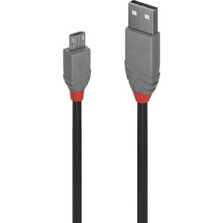 Lindy Anthra line USB 2.0 kabel (USB type A - Micro-B) | 50 cm | PRIS-MATCH