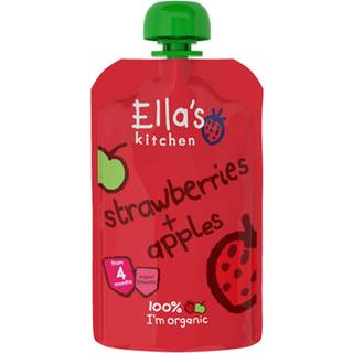 Ellas Kitchen Babymos Jordbær/Æble Ø 4 Mdr (120 gr)