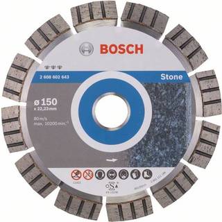 BOSCH Diamantskæreskive Best for Stone 150 x 22,23 x 2,4 x 12 mm