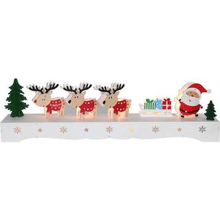 Star Trading - Advent Candlestick Rudolf - Multi - 11 cm