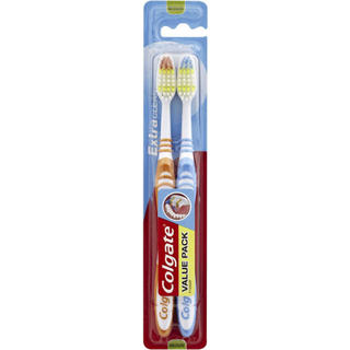 2 stk. Colgate Extra Clean Tandbørster Medium