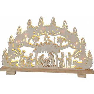 Star Trading - Advent Candlestick Hilden - Nature - 29 cm
