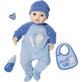 Baby Annabell Alexander interaktiv dukke der græder og griner - 43 cm