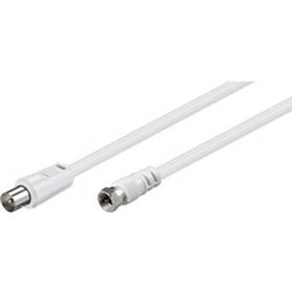 antenne kabel, RG 59/U, 5.5 mm. (RF han - F-stik han) | 1,5 meter | PRIS-MATCH