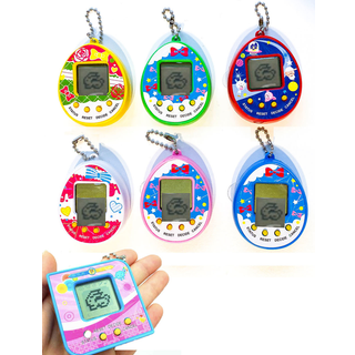 Tamagotchi, elektronisk kæledyr med matchende æg, pink