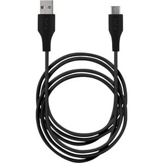 USB-A - USB-C kabel, 2 m, sort