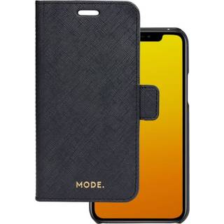 iPhone 11 Pro Max - dbramante1928 New York 2-i-1 Ægte Læder Flip Cover - Night Black