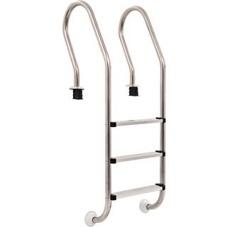 poolstige 3 trin rustfrit stål 304 120 cm