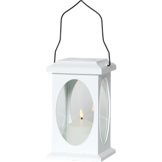 Star Trading - Lantern Flame - 23 cm - White