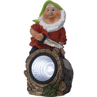 Star Trading - Solar Cell Lighting - Solar Cell Decoration Gnomy - Multi - 21 cm
