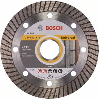 BOSCH Diamantskæreskive Best for Universal Turbo 115 x 22,23 x 2,2 x 12 mm
