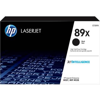 HP 89X / CF289X - High Capacity - Black Toner - Lasertoner Sort
