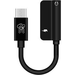 Hat Prince HC-13 USB-C / 3.5mm & Type-C Audio Adapter - Sølv