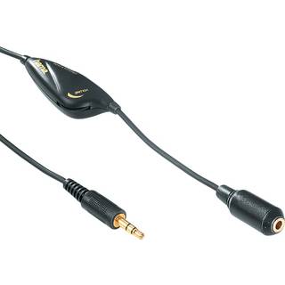 Hama Kabel 3,5mm-3,5mm 3 m Hane-Hona Med Volymregl. TL
