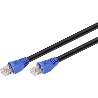 Goobay RJ45 CAT 6 Outdoor U/UTP 40m CCA Black --> På lager, levering hos dig 16-10-2026
