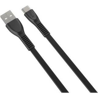 Havit USB-C Fladt kabel. HV-H612. 1.8 m. Sort.