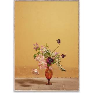 Paper Collective Blomst 02 Ochra plakat 50x70 cm