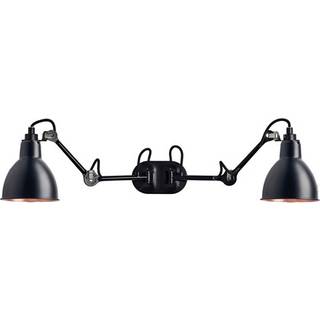 Lampe Gras No 204 Double væglampe, sort/blå