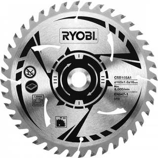 Ryobi Rundsavsklinge 165 x 16 mm (huldiameter), 40 tænder - CSB165A1 ✓ På lager - klar til levering og afhentning