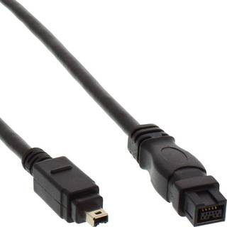 FireWire 800 kabel (9 pol. - 4 pol.), sort | 1 meter | PRIS-MATCH
