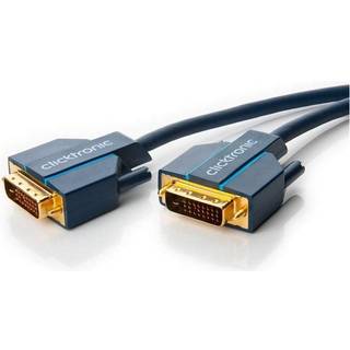 ClickTronic DVI-kabel Premium-kabel | 1x DVI-stik  1x DVI-stik | 7,5 m | WQXGA @ 60 Hz