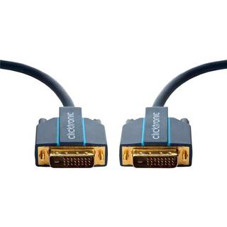 Clicktronic Casual Tilslutningskabel DVI-D-HD signals up to WQXGA/Full HD - 10m