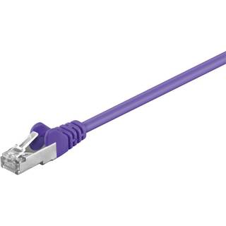 Netværkskabel CAT 5e, SF/UTP, Magenta, 1 m